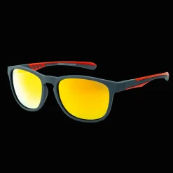 021 Waye Rubber Grey W Red Multi, aurinkolasit, unisex - Lifestyle Aurinkolasit - 021 Waye Rubber Grey W Red Multi, aurinkolasit, unisex