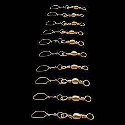 Abu Garcia Snap Swivels Gold 8, peruke - Kalastustarvikkeet - Abu Garcia Snap Swivels Gold 8, peruke