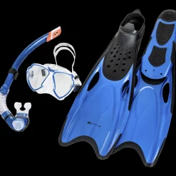 Aikuisten snorkkeli, sukellusmaski ja uimaräpylät - Snorkkelisetit - Aikuisten snorkkeli, sukellusmaski ja uimaräpylät