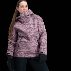 Alpine Anorak W Tnp Tbp Insulated 24/25, Anorakki lasketteluun ja lumilautailuun, miesten - Laskettelutakit Ja Toppatakit Naisten - Alpine Anorak W Tnp Tbp Insulated 24/25, Anorakki lasketteluun ja lumilautailuun, miesten