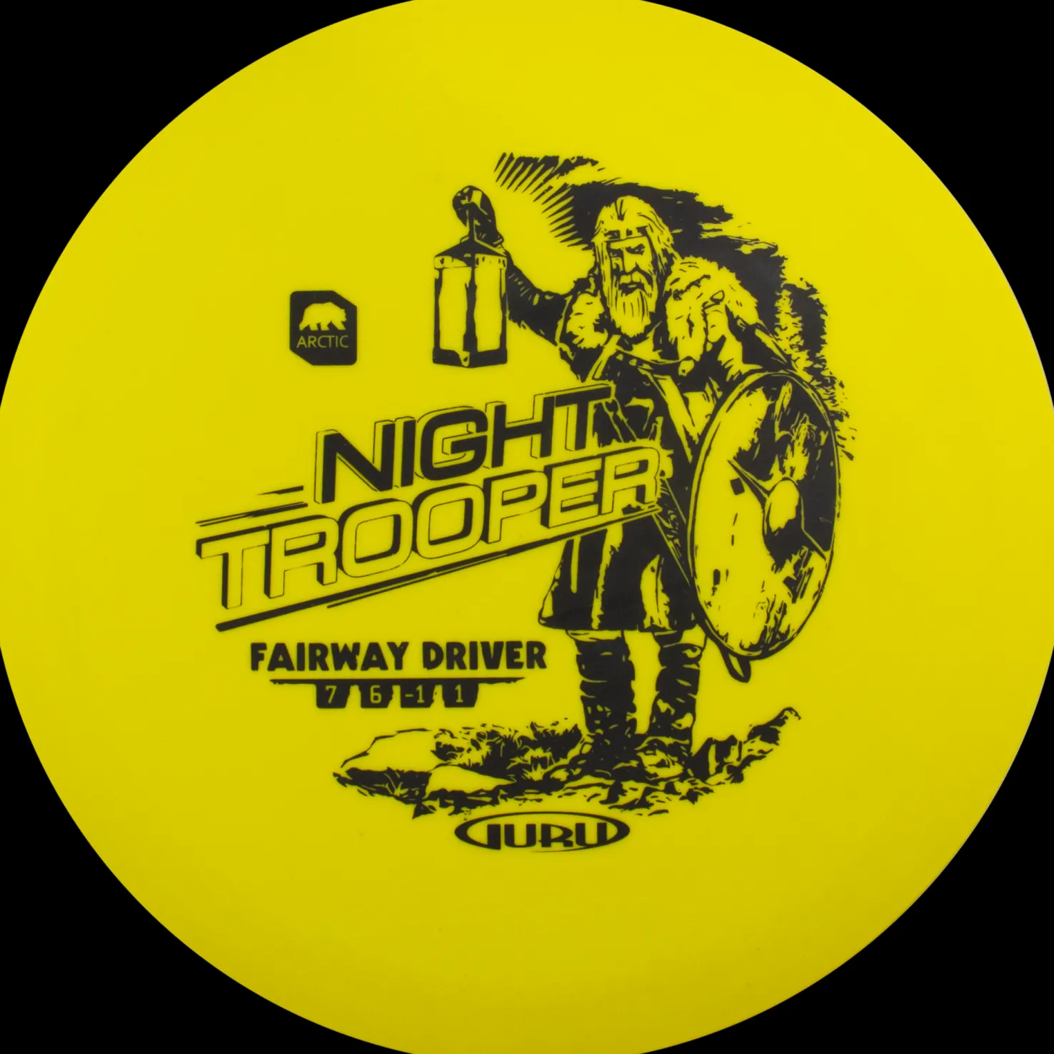 Arctic Line Driver Night Trooper, 150-165g, dirver frisbeegolf - Frisbeegolf - Arctic Line Driver Night Trooper, 150-165g, dirver frisbeegolf