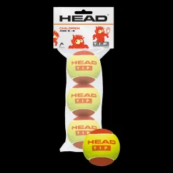 3B Head Tip Red, lasten tennispallot - Tennistarvikkeet - 3B Head Tip Red, lasten tennispallot