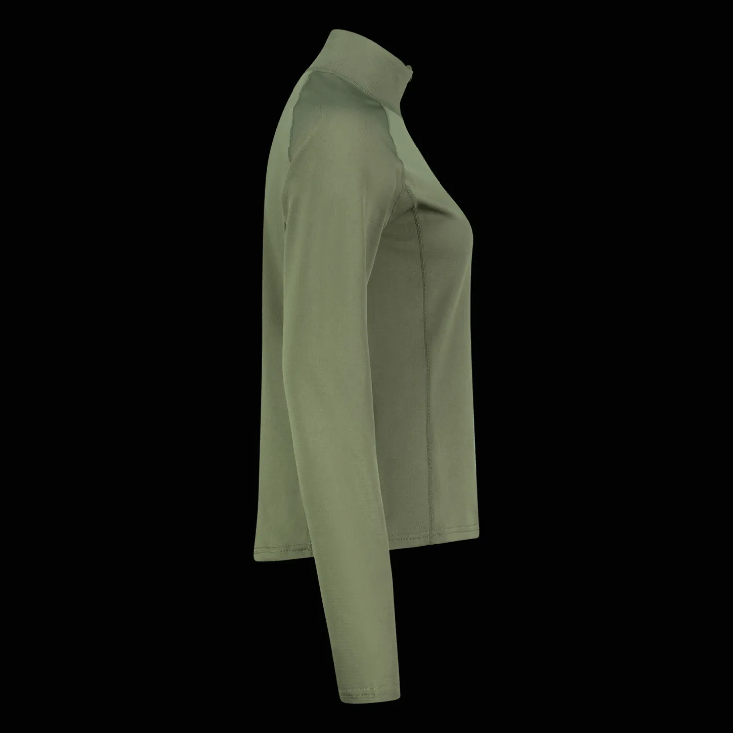 Brushed Halfzip, naisten treenipaita - Treenipaidat - Brushed Halfzip, naisten treenipaita