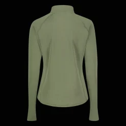 Brushed Halfzip, naisten treenipaita - Treenipaidat - Brushed Halfzip, naisten treenipaita