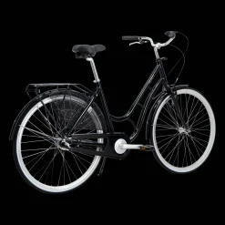 Caroline 28" 3-speed Classic Black 24, kaupunkipyörä - Citypyörät - Caroline 28" 3-speed Classic Black 24, kaupunkipyörä