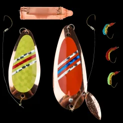 Char icefishing lure pack, houkuttimet raudun pilkintään - Pilkit - Char icefishing lure pack, houkuttimet raudun pilkintään