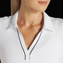 Cloudspun Piped Short-Sleeve Polo, naisten pikeepaita, golfiin - Golfpaidat Ja -Pikeet - Cloudspun Piped Short-Sleeve Polo, naisten pikeepaita, golfiin