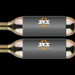 CO2 Cartridge w/threads 24 g 2 pk, paineilmapatruunat - Pyöräpumput - CO2 Cartridge w/threads 24 g 2 pk, paineilmapatruunat