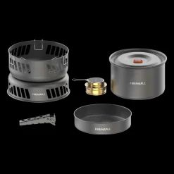 Cooking Kit W/Alchol Burner, retkikeitin spriipolttimella - Retkikeittimet - Cooking Kit W/Alchol Burner, retkikeitin spriipolttimella
