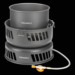 Cooking Kit W/gas Burner, retkikeitin kaasupolttimella - Retkikeittimet - Cooking Kit W/gas Burner, retkikeitin kaasupolttimella