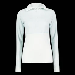 Dalen 2-layer Wool Polo Zip, naisten villapaita - Villakerrastot yläosat naiset - Dalen 2-layer Wool Polo Zip, naisten villapaita