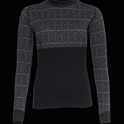 Dalen 2-layer wool Roundneck, naisten villapaita - Villakerrastot yläosat naiset - Dalen 2-layer wool Roundneck, naisten villapaita