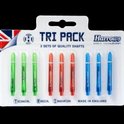 Dart Shafts Supergrip Tri Pack 9 Pcs, dartstikan varsisarja - Tikanheitto - Dart Shafts Supergrip Tri Pack 9 Pcs, dartstikan varsisarja