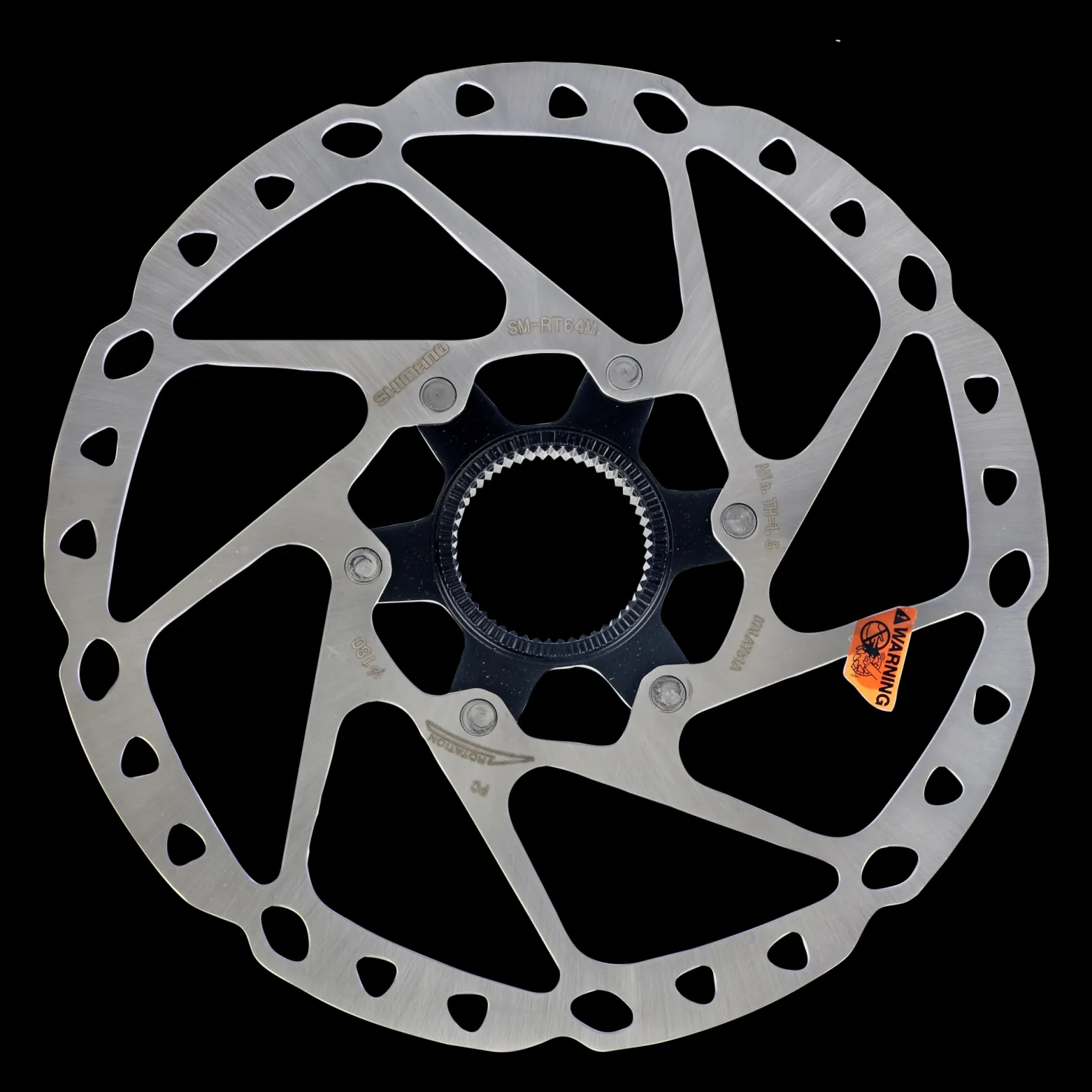 Discbrake rotor Deore 180 mm centerlock SM-RT64, jarrulevy - Polkupyörän Jarrut, Jarrupalat Ja Jarrulevyt - Discbrake rotor Deore 180 mm centerlock SM-RT64, jarrulevy