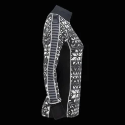 Else Half Zip, naisten villapaita - Villakerrastot yläosat naiset - Else Half Zip, naisten villapaita