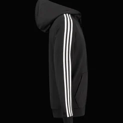 Essential French Terry 3-Stripes Full-Zip Hoodie, miesten huppari - Hupparit - Essential French Terry 3-Stripes Full-Zip Hoodie, miesten huppari