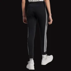 Essentials 3-Stripes Fleece Joggers, naisten collegehousut - Vapaa-Ajan Housut - Essentials 3-Stripes Fleece Joggers, naisten collegehousut