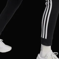 Essentials 3-Stripes Fleece Joggers, naisten collegehousut - Vapaa-Ajan Housut - Essentials 3-Stripes Fleece Joggers, naisten collegehousut