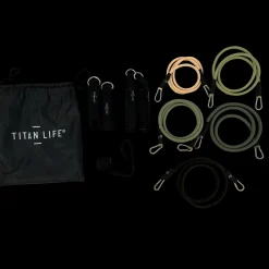 Exercise Tube Set, vastuskuminauhasetti - Voimaharjoitteluvälineet - Exercise Tube Set, vastuskuminauhasetti