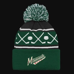 Faceoff Cuff Knit Beanie with pom Wild - 24/25, fanipipo, lasten - NHL-Tuotteet - Faceoff Cuff Knit Beanie with pom Wild - 24/25, fanipipo, lasten