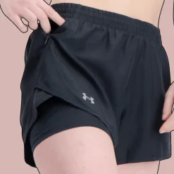 Fly By 2-In-1 Shorts, naisten juoksushortsit - Treenishortsit - Fly By 2-In-1 Shorts, naisten juoksushortsit