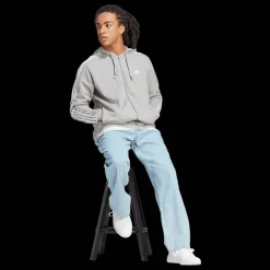 French Terry 3-Stripes Full-Zip Hoodie, miesten huppari - Hupparit - French Terry 3-Stripes Full-Zip Hoodie, miesten huppari