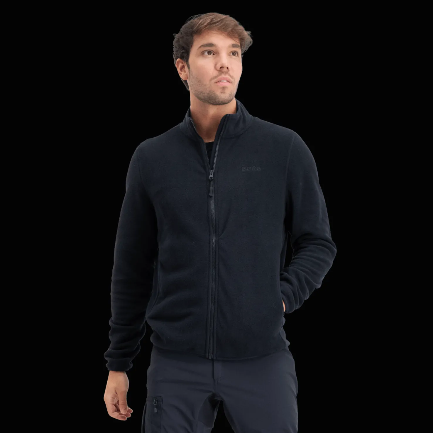 Full Zip Fleece, miesten fleecetakki - Hupparit - Full Zip Fleece, miesten fleecetakki