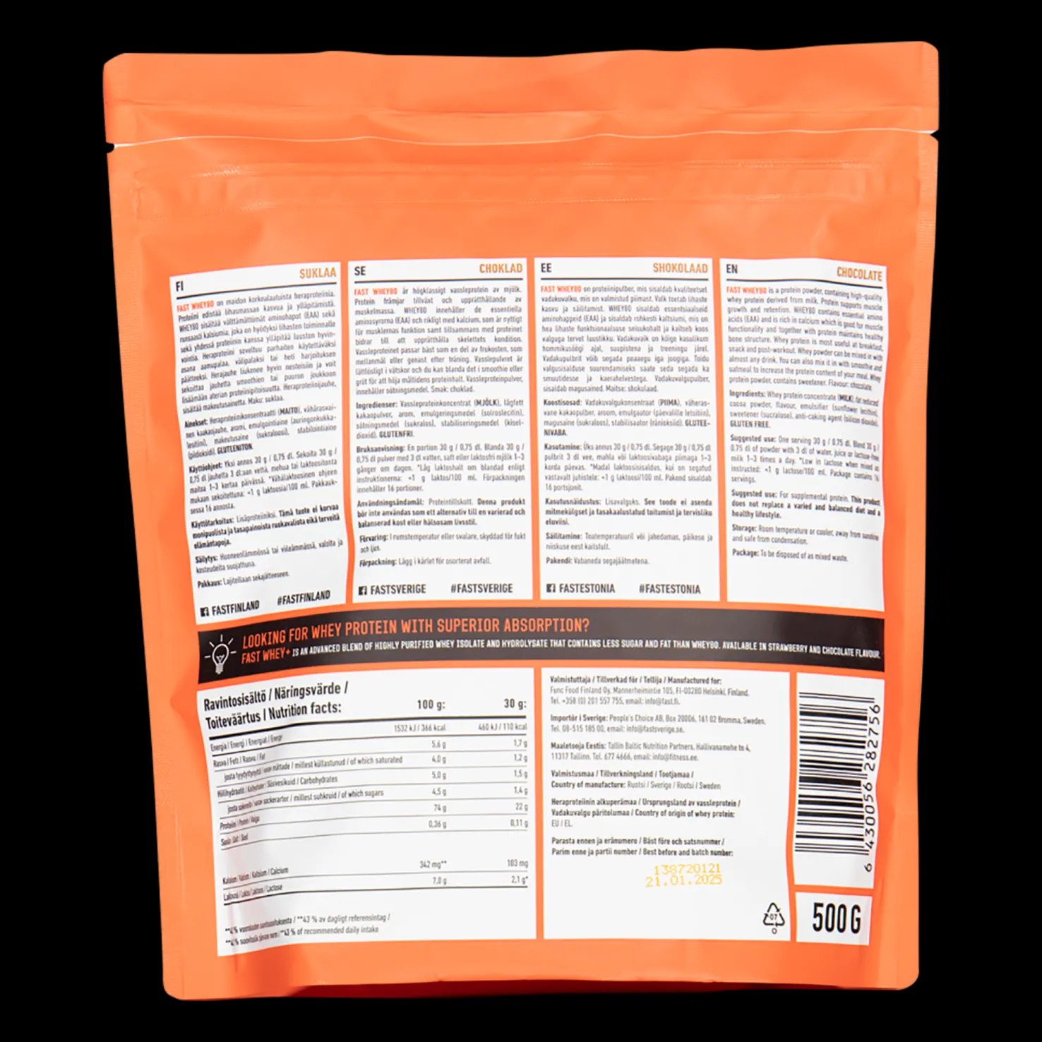 HERA80, heraproteiinijauhe - Proteiinilisät - HERA80, heraproteiinijauhe