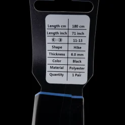 Hike 180 Black, kengännauhat - Kenkien Huolto - Hike 180 Black, kengännauhat