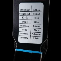 Hike140 Black, kengännauhat - Kenkien Huolto - Hike140 Black, kengännauhat