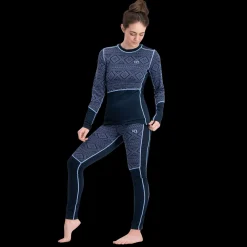 Ida Long Sleeve, naisten villapaita - Villakerrastot yläosat naiset - Ida Long Sleeve, naisten villapaita