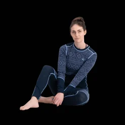 Ida Long Sleeve, naisten villapaita - Villakerrastot yläosat naiset - Ida Long Sleeve, naisten villapaita