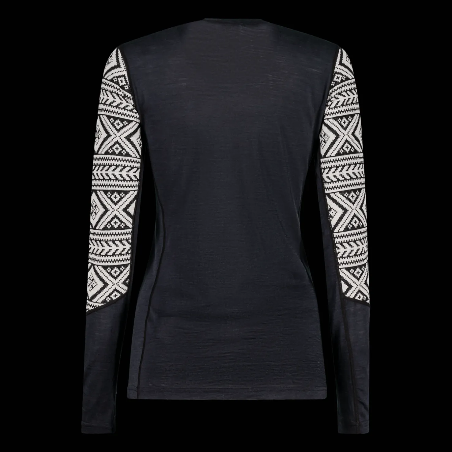 Ida Long Sleeve, naisten villapaita - Villakerrastot yläosat naiset - Ida Long Sleeve, naisten villapaita