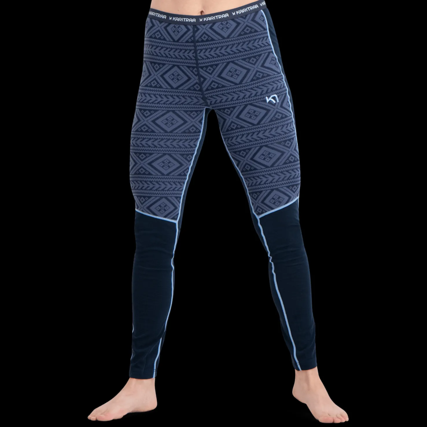 Ida Pants, naisten trikoot - Villakerrastot housut naiset - Ida Pants, naisten trikoot