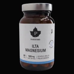 Ilta Magnesium 125 mg, 60 kaps, ravintolisä - Superfood ja luonnolliset ravinteet - Ilta Magnesium 125 mg, 60 kaps, ravintolisä