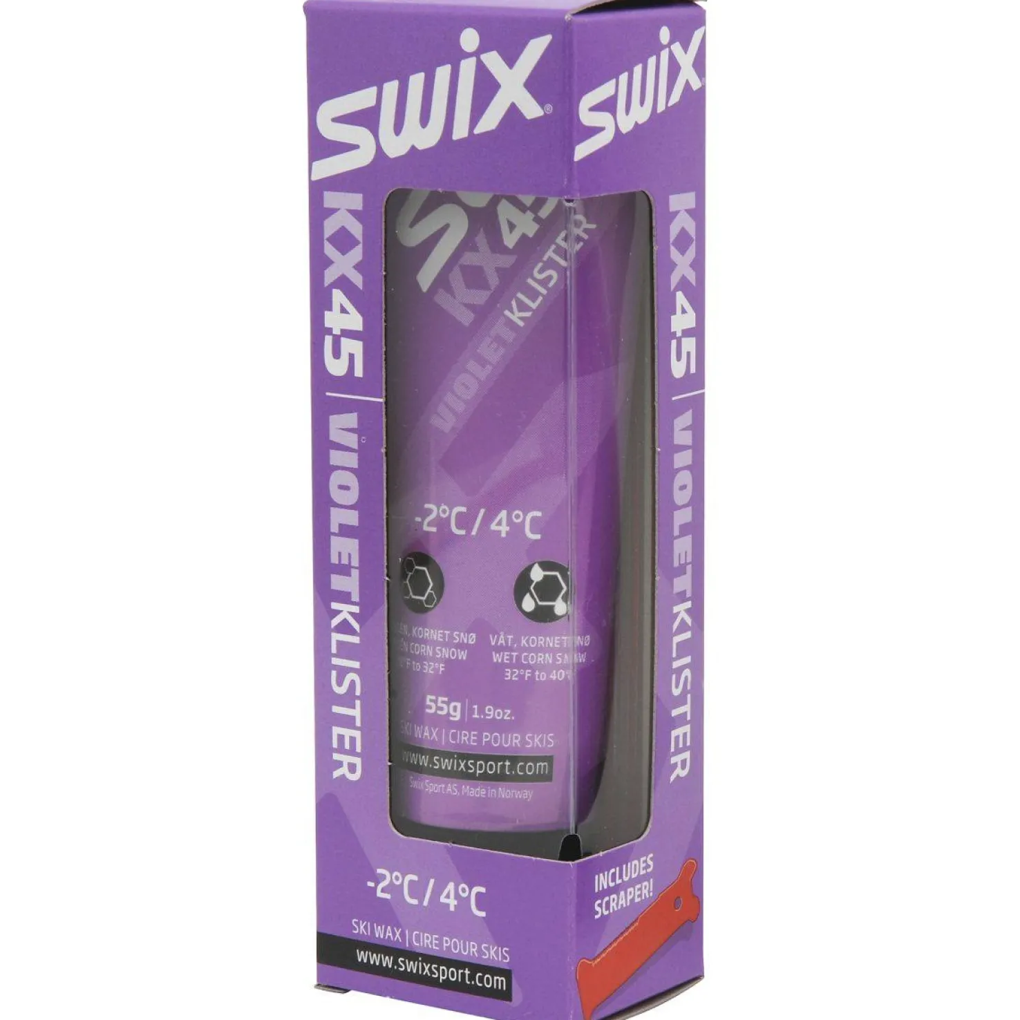 Klister KX45 Violet -2C to 4C 22/23 - Pitovoiteet Suksiin - Klister KX45 Violet -2C to 4C 22/23