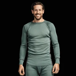 Laajias Merino Wool Roundneck, miesten villapaita - Villakerrastot yläosat miehet - Laajias Merino Wool Roundneck, miesten villapaita