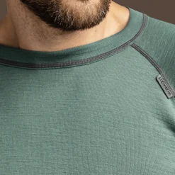 Laajias Merino Wool Roundneck, miesten villapaita - Villakerrastot yläosat miehet - Laajias Merino Wool Roundneck, miesten villapaita