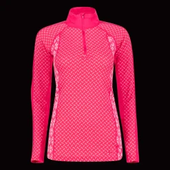 Lekker Half Zip, naisten villapaita - Villakerrastot yläosat naiset - Lekker Half Zip, naisten villapaita