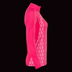 Lekker Half Zip, naisten villapaita - Villakerrastot yläosat naiset - Lekker Half Zip, naisten villapaita