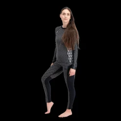 Lekker Long Sleeve, naisten villapaita - Villakerrastot yläosat naiset - Lekker Long Sleeve, naisten villapaita