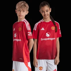 Manchester United Home Jersey 2024/25, nuorten jalkapallopaita - Premier League - Manchester United Home Jersey 2024/25, nuorten jalkapallopaita