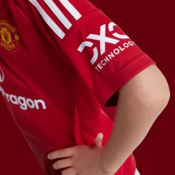Manchester United Home Jersey 2024/25, nuorten jalkapallopaita - Premier League - Manchester United Home Jersey 2024/25, nuorten jalkapallopaita