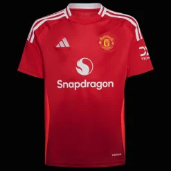 Manchester United Home Jersey 2024/25, nuorten jalkapallopaita - Premier League - Manchester United Home Jersey 2024/25, nuorten jalkapallopaita