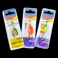 Mepps Aglia koko 3, Fluo - Black Fury Mix 3/pakk. - Viehelajitelmat - Mepps Aglia koko 3, Fluo - Black Fury Mix 3/pakk.