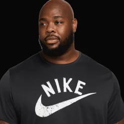 Miler Swoosh Dri-FIT Short-Sleeve, miesten treenipaita - Urheilupaidat - Miler Swoosh Dri-FIT Short-Sleeve, miesten treenipaita