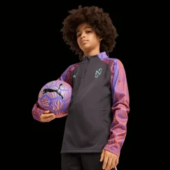 Neymar Jr Creativity 1/4 Zip, nuorten jalkapallopaita - Pitkähihaiset Treenipaidat - Neymar Jr Creativity 1/4 Zip, nuorten jalkapallopaita