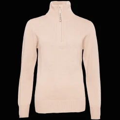 Nordfjord Half Zip Knitted Sweater W, naisten villapaita - Villapaidat - Nordfjord Half Zip Knitted Sweater W, naisten villapaita