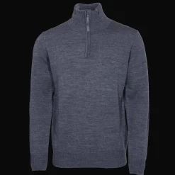 Nordfjord Half Zip Knitted Sweater, villapaita - Villapaidat - Nordfjord Half Zip Knitted Sweater, villapaita