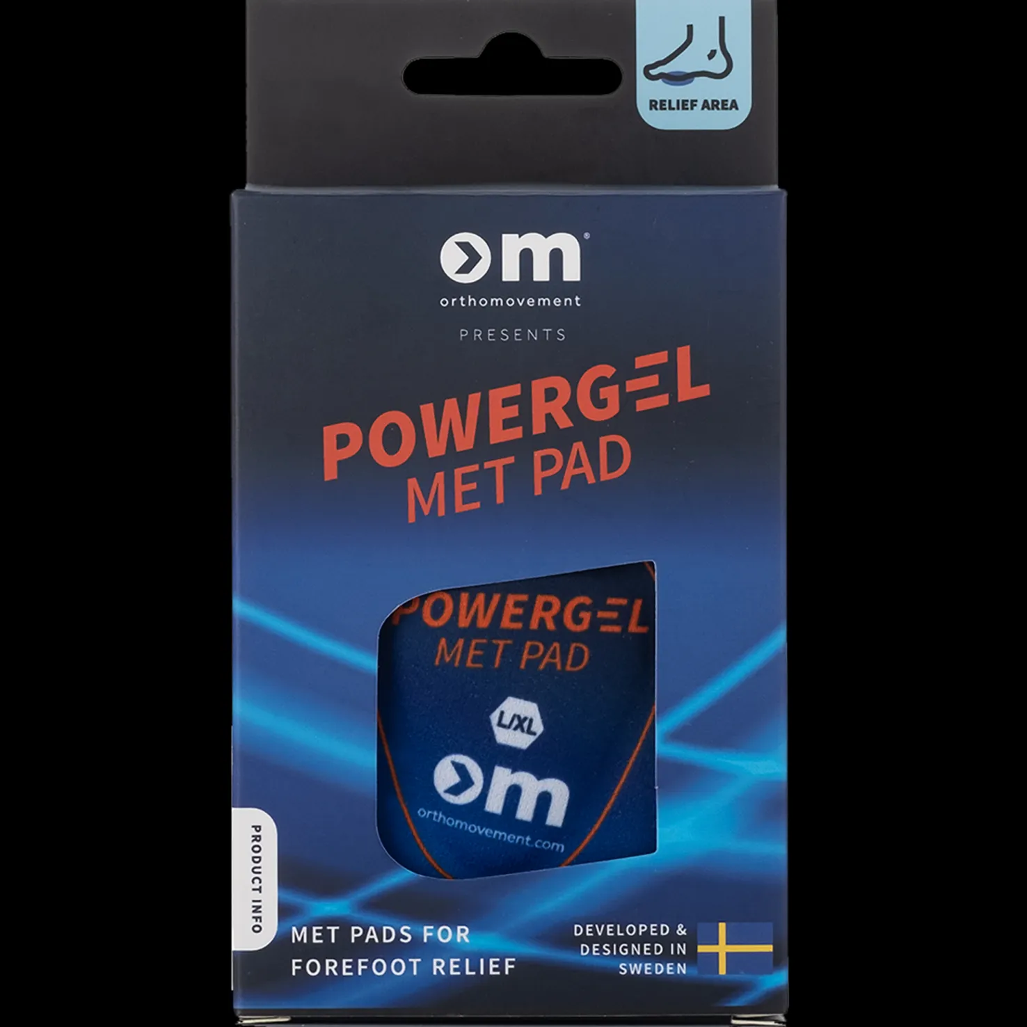 Om Met Pad - One Color, Powergel-päkiäpehmuste - Jalkatuet - Om Met Pad - One Color, Powergel-päkiäpehmuste